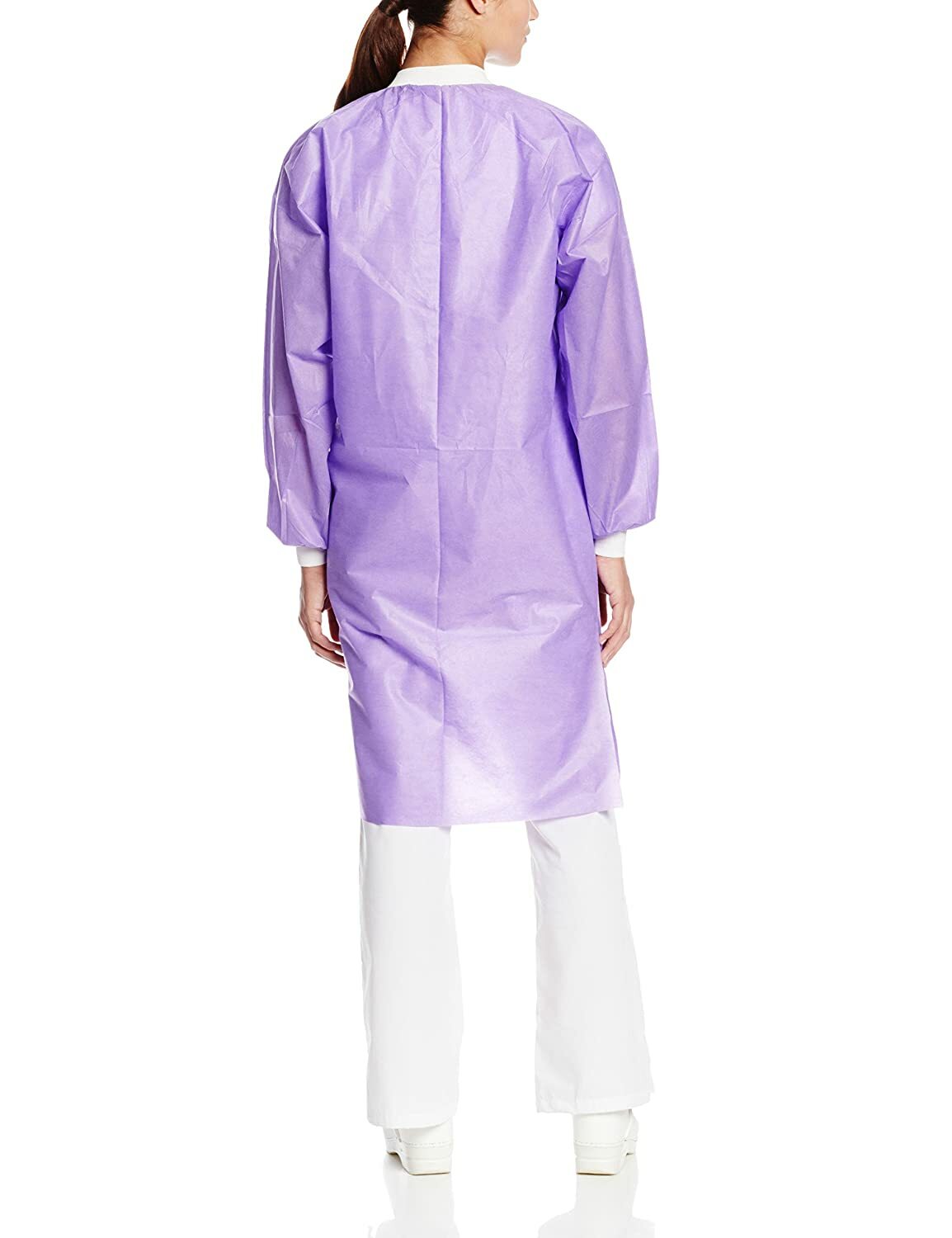 Dental Medical 10 Disposable Easy Breathe Lab Coat Knee Length ValuMax 3560