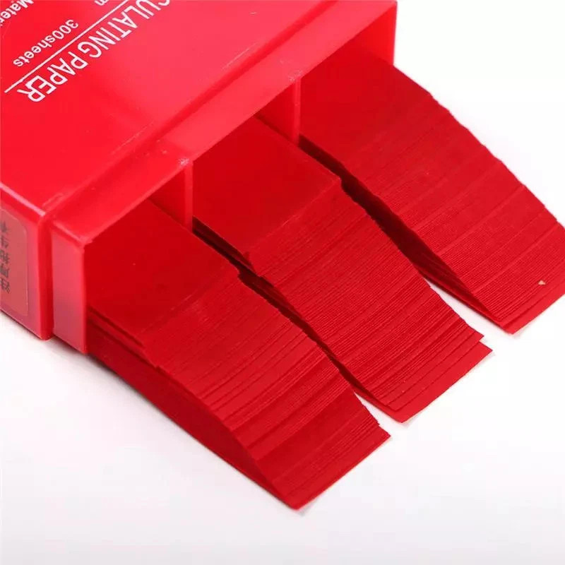 300 Hoja/ caja Dental Dentista Papel Articulado Tiras Azules Herramienta Dientes