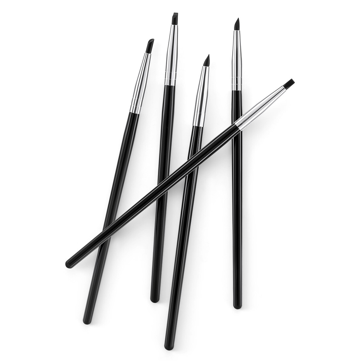 Dental Porcelain Brush Pens Tooth Silicone Brush Pen Different Shape 5Pcs /Set