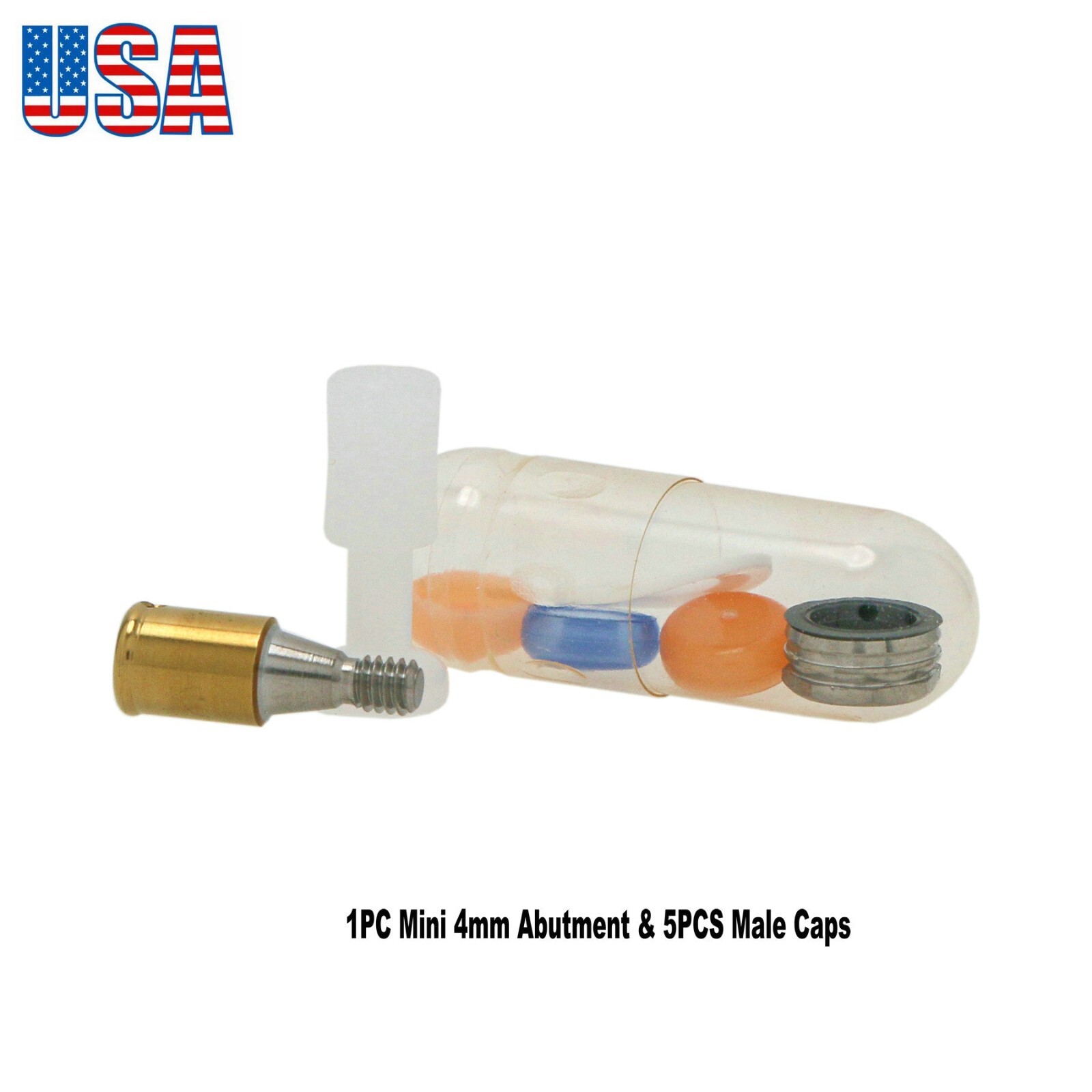 US Fits Osstem HIOSSEN ET Locator Overdenture Abutment Locator Male Cap Tool M/R