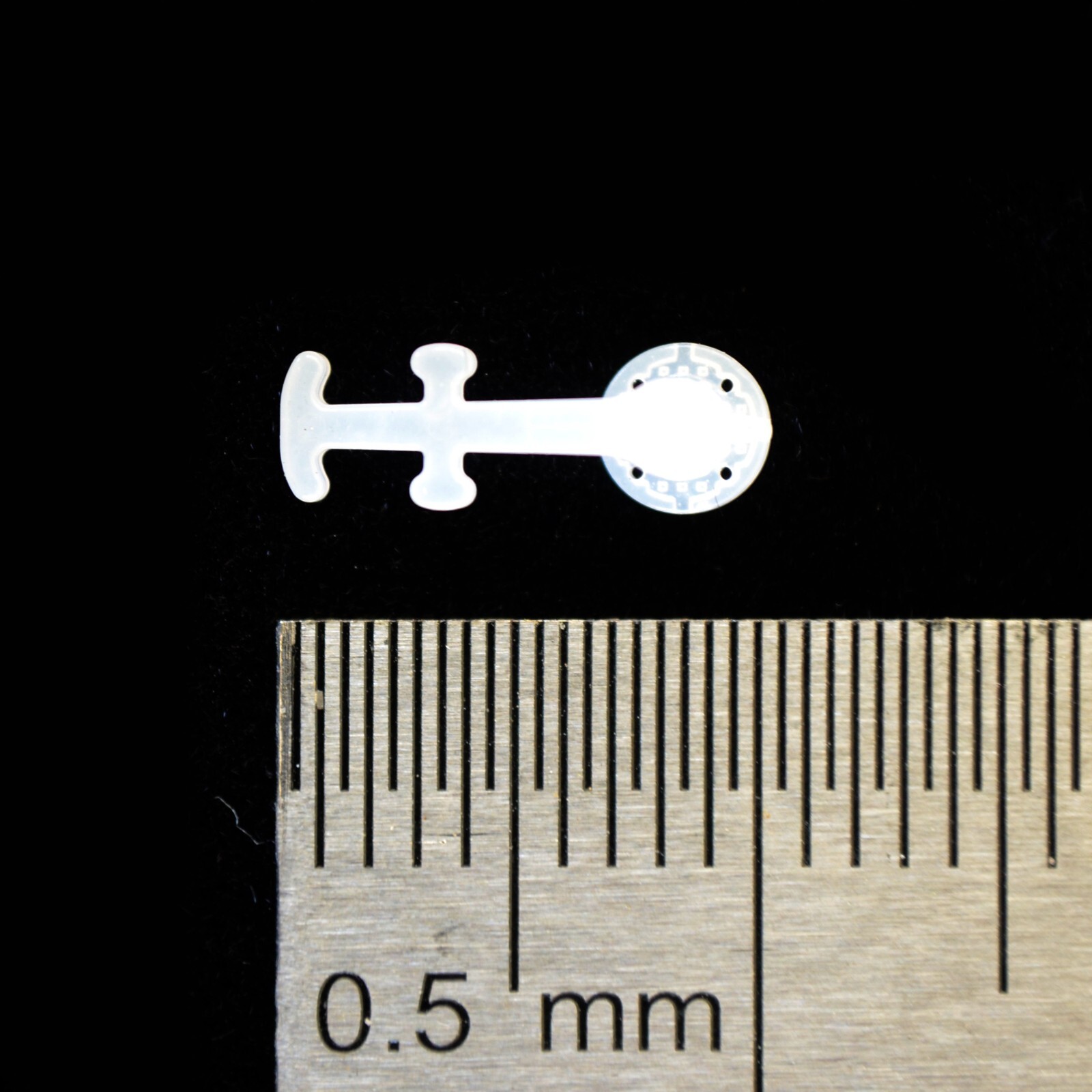 J&J Ortho™ Orthodontic White Ceramic Bondable Button with Multi-Hook (10/pk)