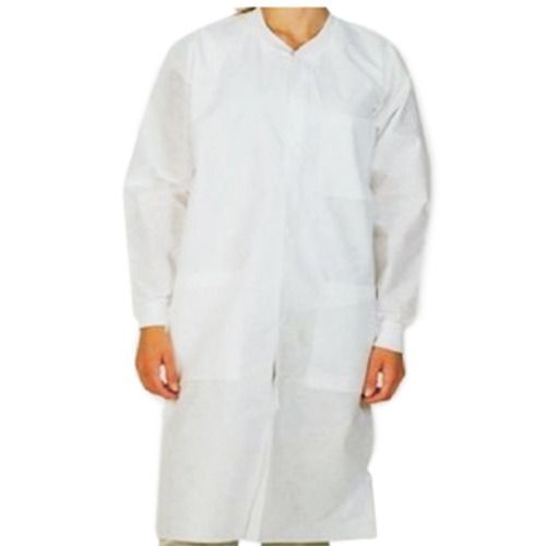 Extra-Safe Lab Coats – White Large 10/Pk. Knee-Length, Light-Weight
