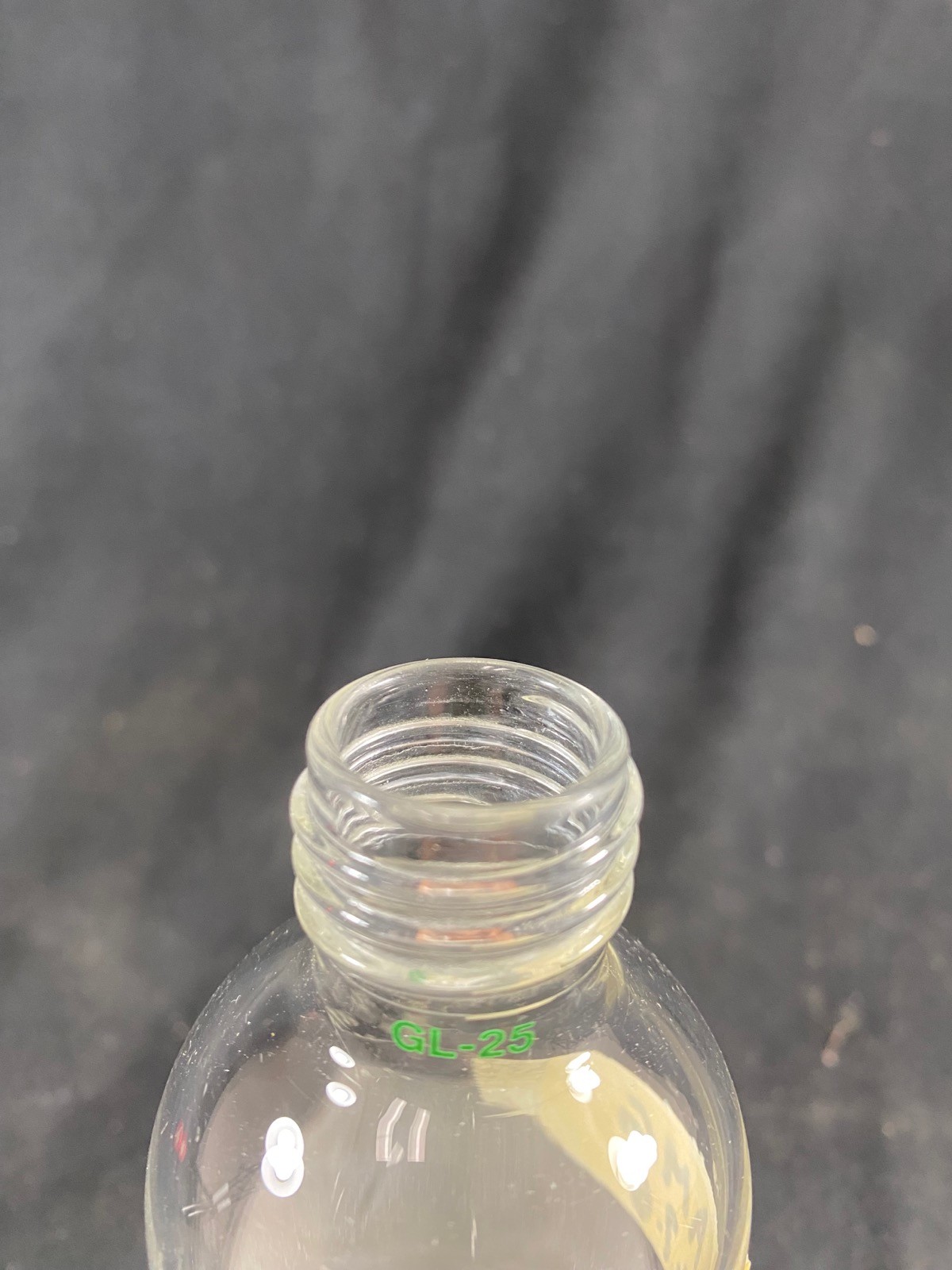 CHEMGLASS Glass 100mL GL-25 Coarse Frit Solid Phase Peptide Synthesis Vessel (B)