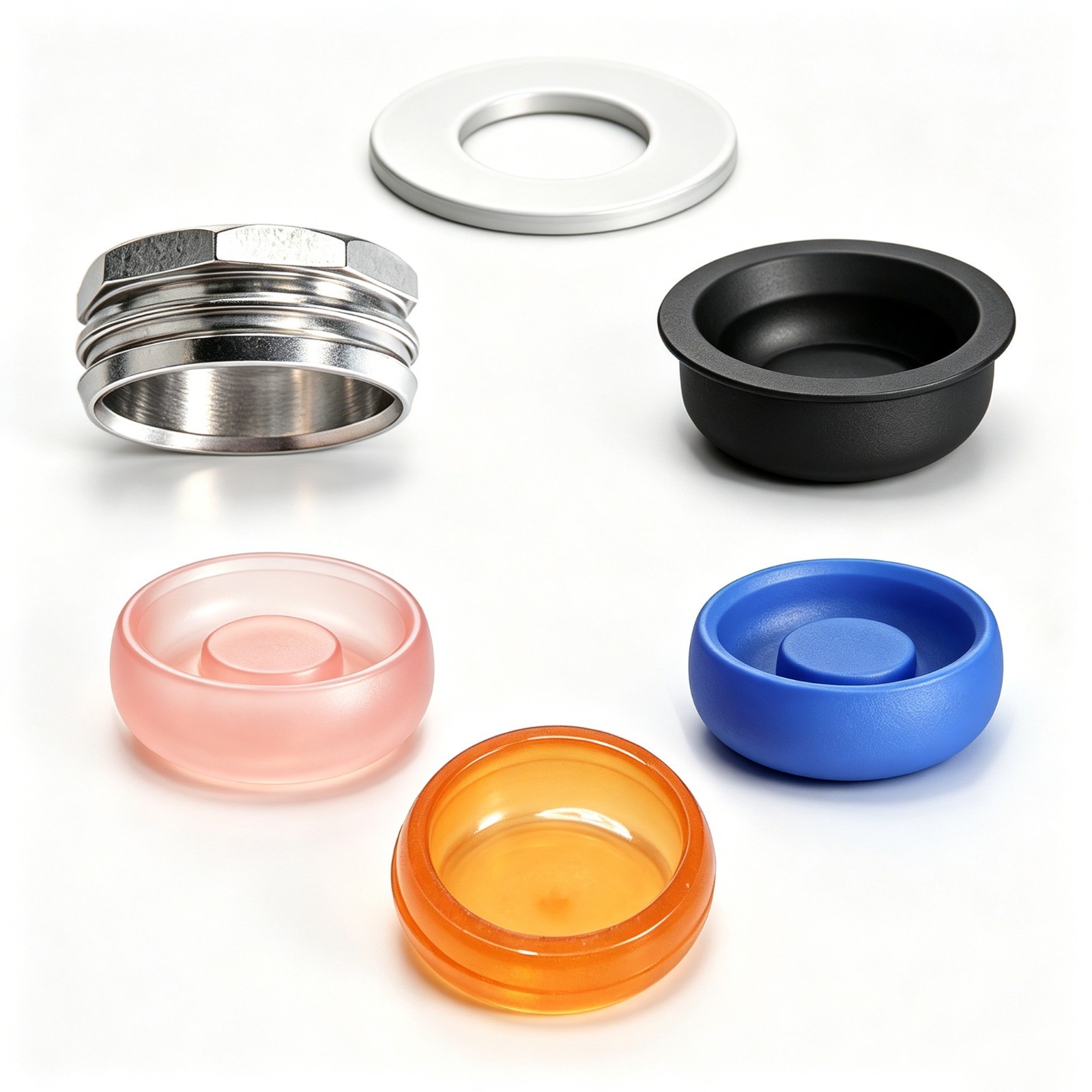 US Dental Standard Male Cap Inserts 10-Pack Fits Zest LOCATOR attachment system