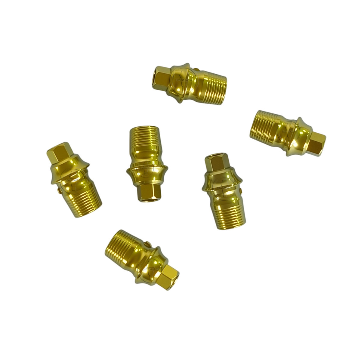 10 pcs Ti-base Abutment CAD/CAM ti base fit to MIS Seven platform NP SP