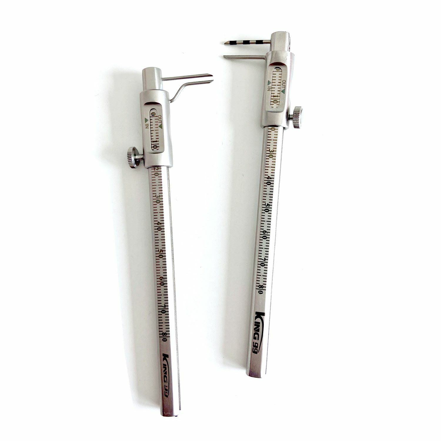Dental Micro Measuring Edentulous Measuring Caliper Ruler 0-80 Mm Stainles Steel