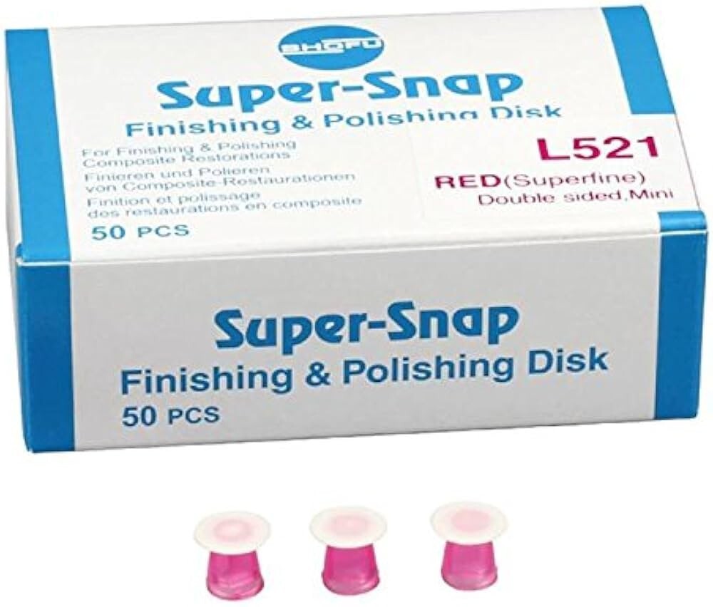 SHOFU JAPAN SuperSnap Finishing & Polishing Dental Disc Packs – VARIOUS PACKS