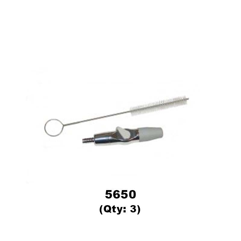DCI Saliva Ejector w/Quick Disconnect and Threaded Tip (3 Pack) for Dental