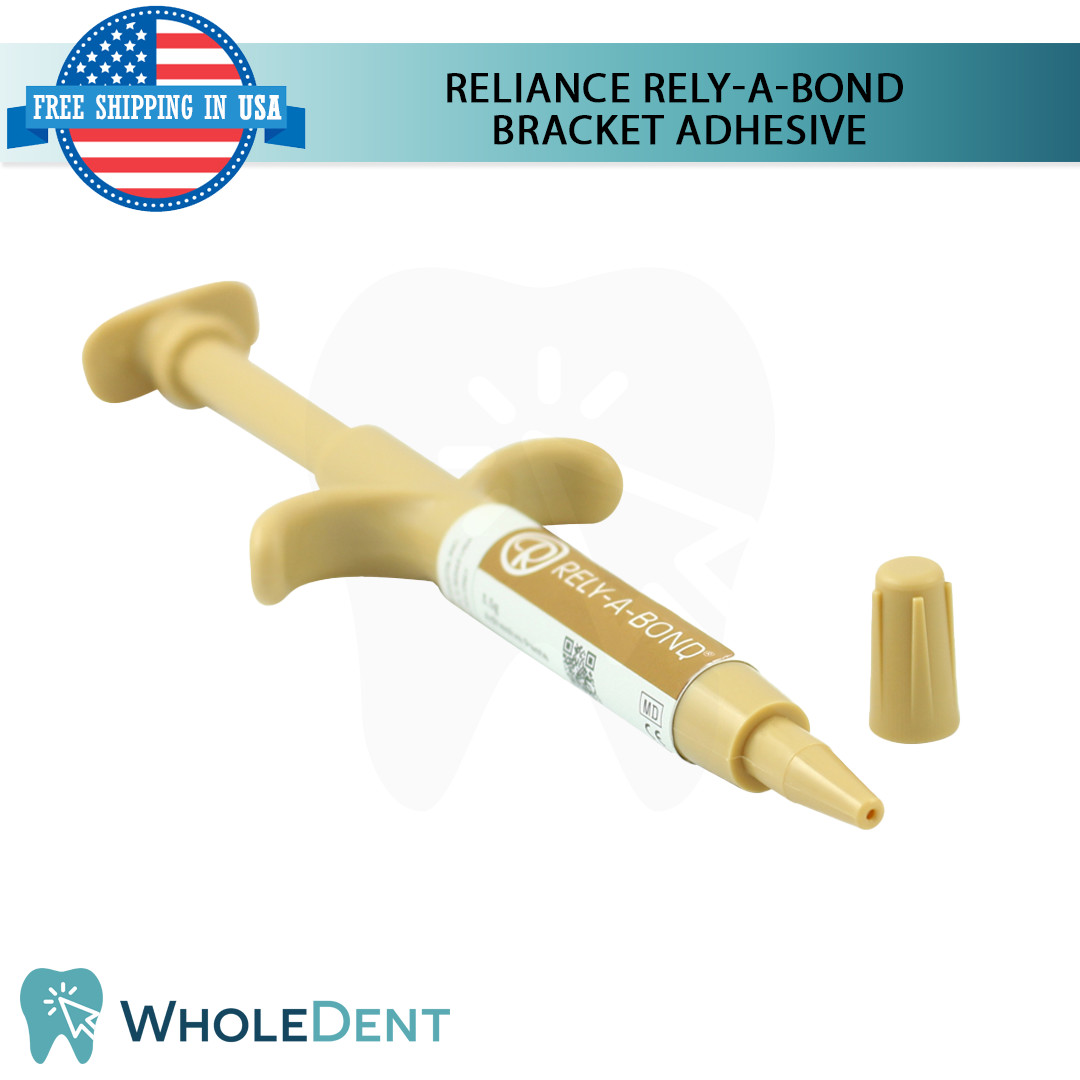 Reliance Ortho Rely-A-Bond Bracket Adhesive 3.5g Syringe Orthodontics Bonding