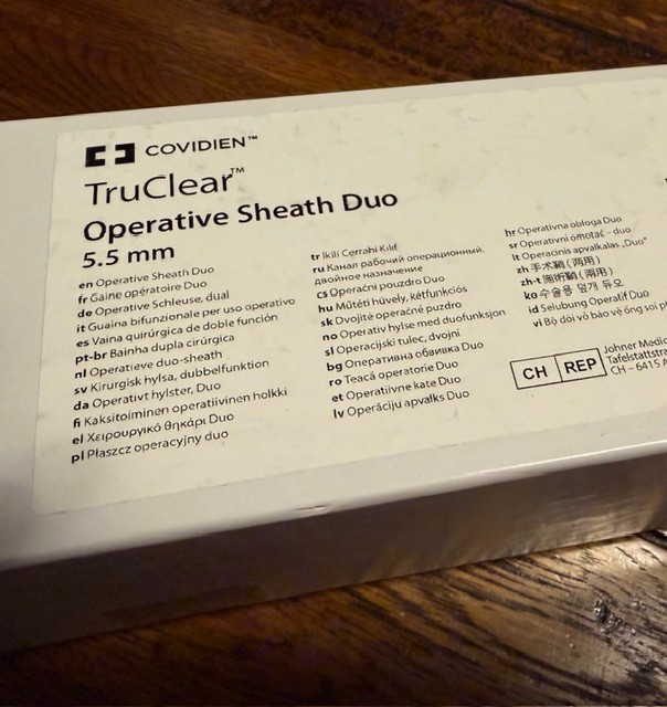 NEW/SEALED UNIT 8300057947 COVIDIEN TRUCLEAR OPERATIVE SHEATH DUO