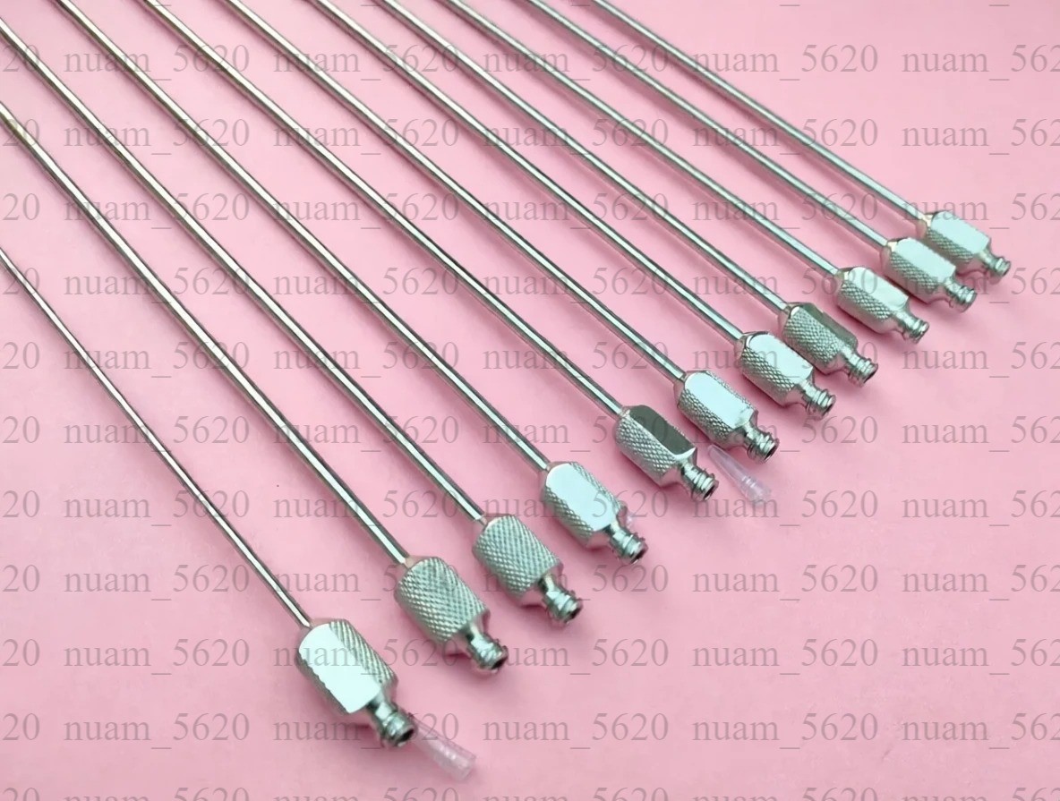 Liposuction Luer Lock Set of 11 PCs Plastic/Cosmetic Surgery