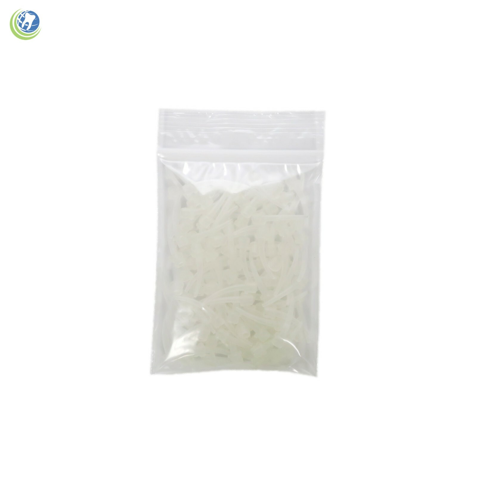 Dental Intra Oral Impression Dispensing Tips for Build-Up Material 100/bag White