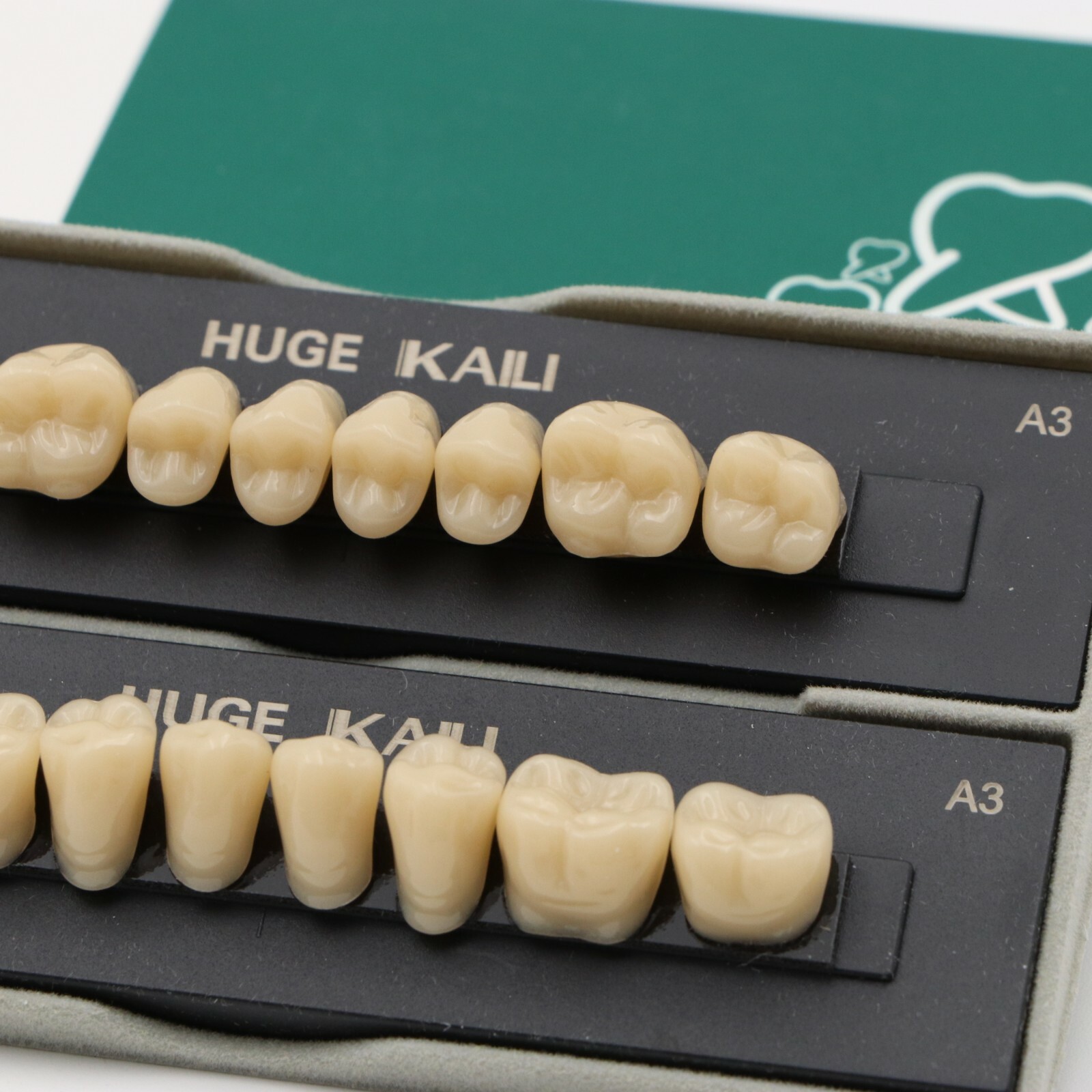 1 box Dental Acrylic Resin Denture Full Set Teeth Upper Lower Shade