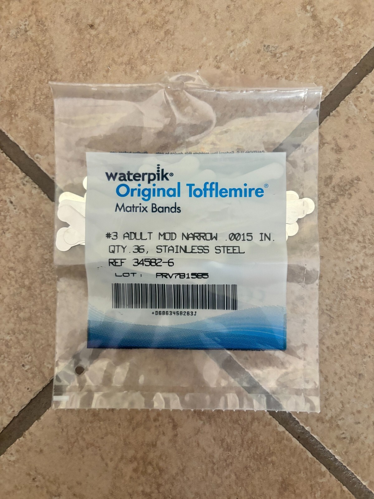 SIMLAB USE ONLY Waterpik Original Tofflemire Matrix Bands and Wooden Wedges