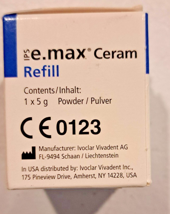 Ivoclar Vivadent IPS e.max Ceram ZirLiner Clear 5 (FIVE) grams NEW! 596846