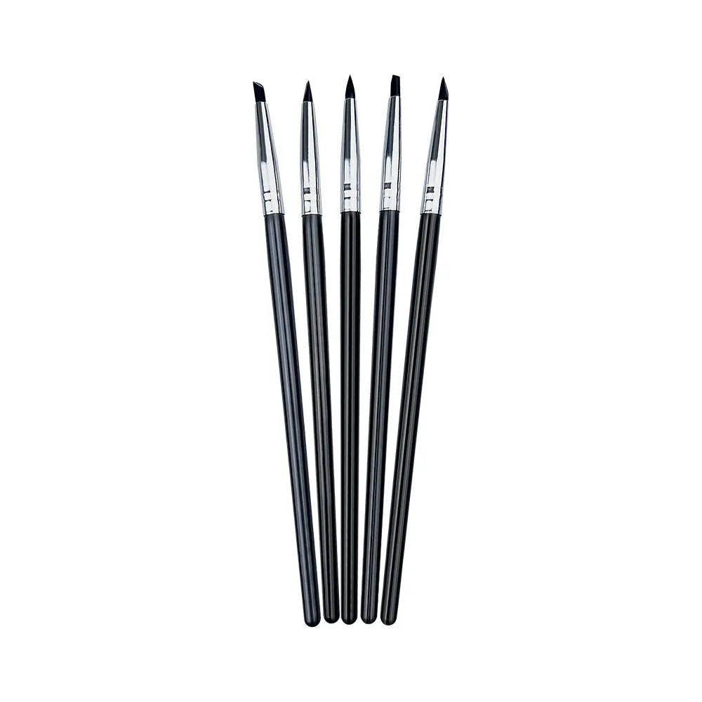 5Pcs Dental Shaping Silicone Tooth Tool Dental Resin Brush Pens for Adhesive Com