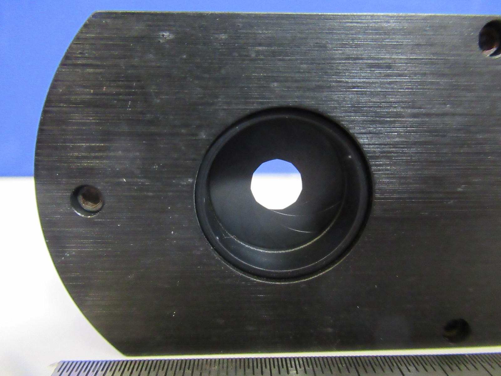 SLIDE MICROSCOPE PART IRIS DIAPHRAGM OPTICS AS PICTURED V1-A-77