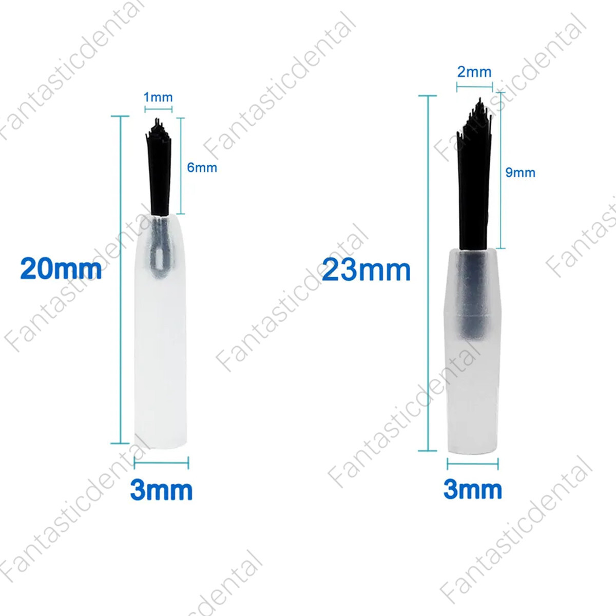 Dental Micro Brushes Tips Applicator Handle Brush Composite Resin Disposable