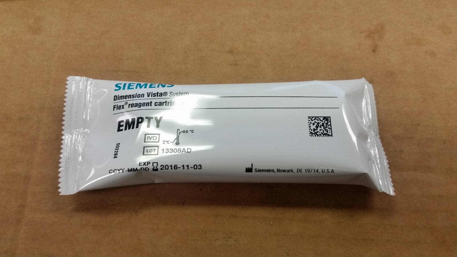 New Siemens Empty Flex Reagent Cartridge 13308AD KS999 for Dimension Vista