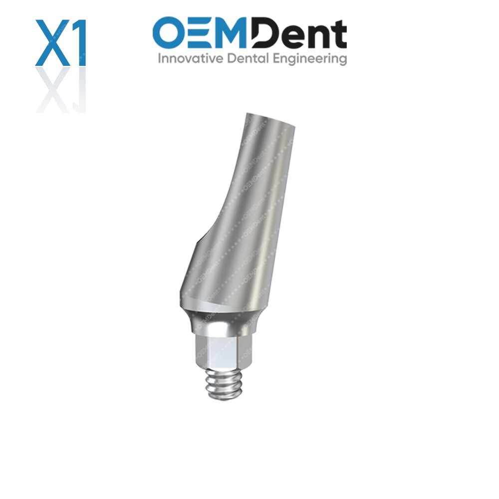 Angulated Prosthetics 15° Regular Platform ADIN CloseFit® RP Compatible Conical