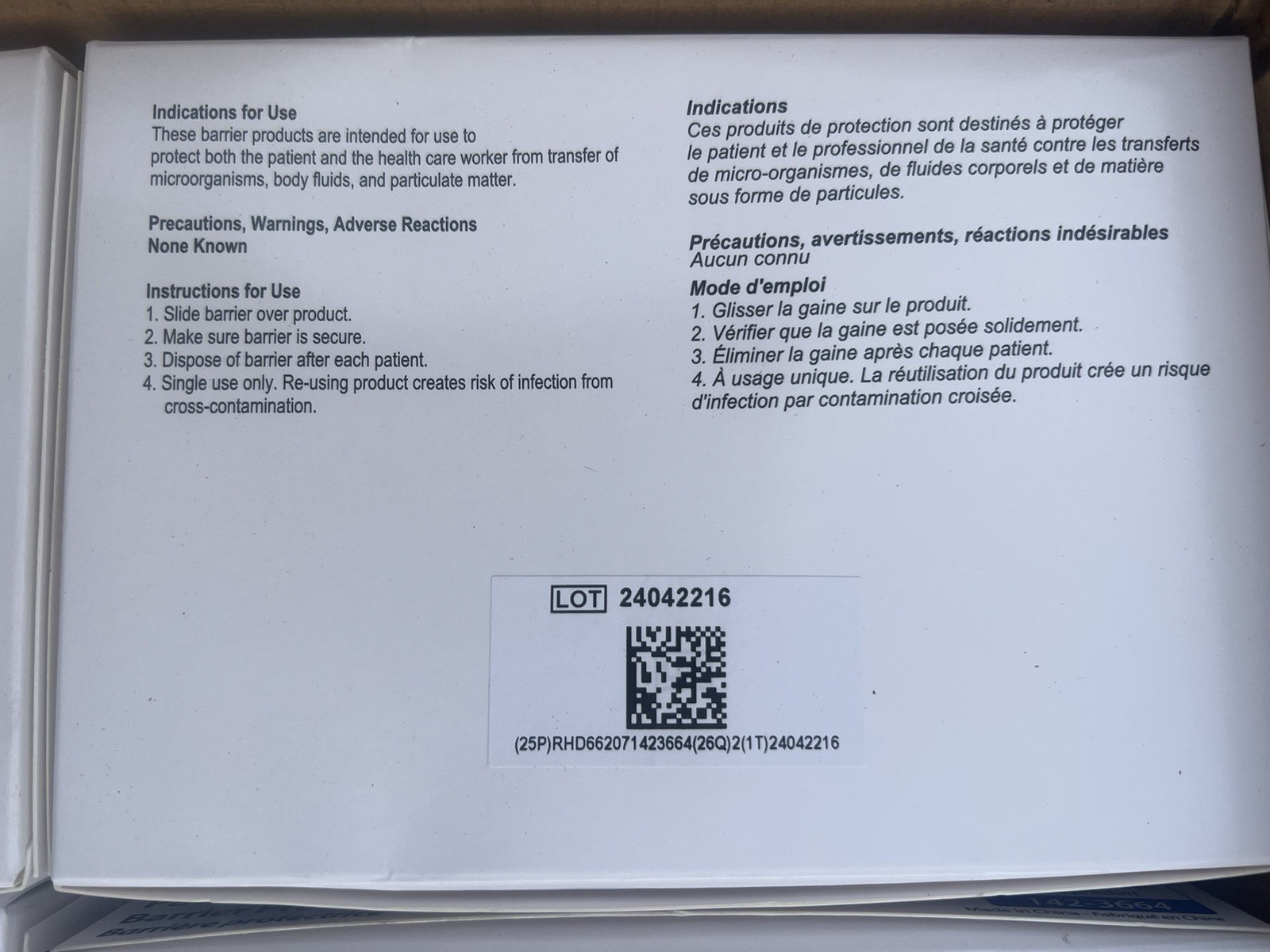 Patterson Dental Light Covers 4”WX5 3/4 Barrier Protection 500 Count Lot of 12