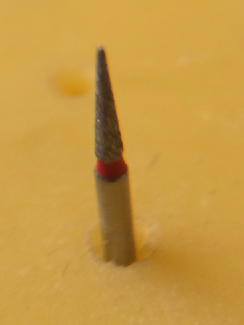 Tapered Pointed Diamond Burr Fine ( 50 ) interproximal Shape (852) # 164-014S F