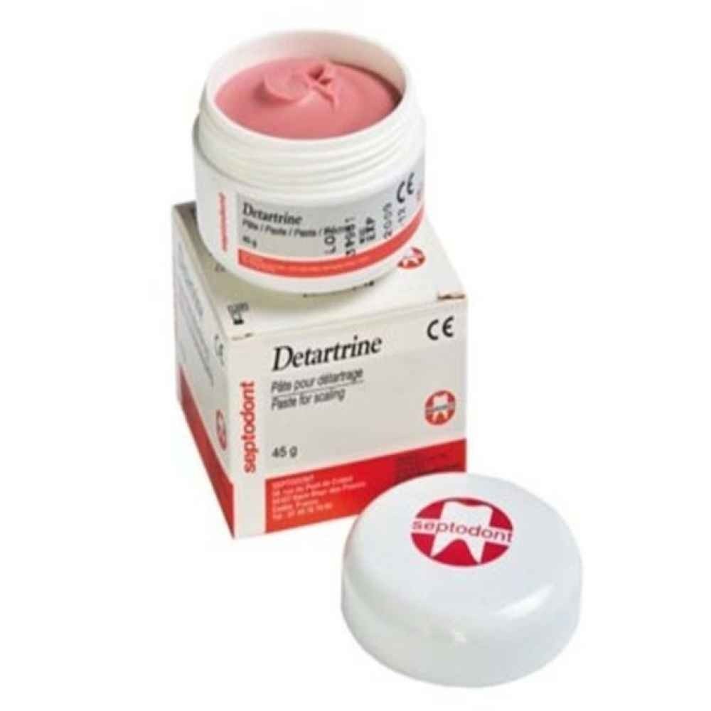 Dental DETARTRINE Superior Scaling Polish Paste for Brilliant Surface 45gm Jar