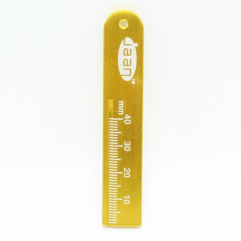 6 Pcs Aluminium Dental Endo Rulers Span Measure Scale Endodontic Dentist Tools