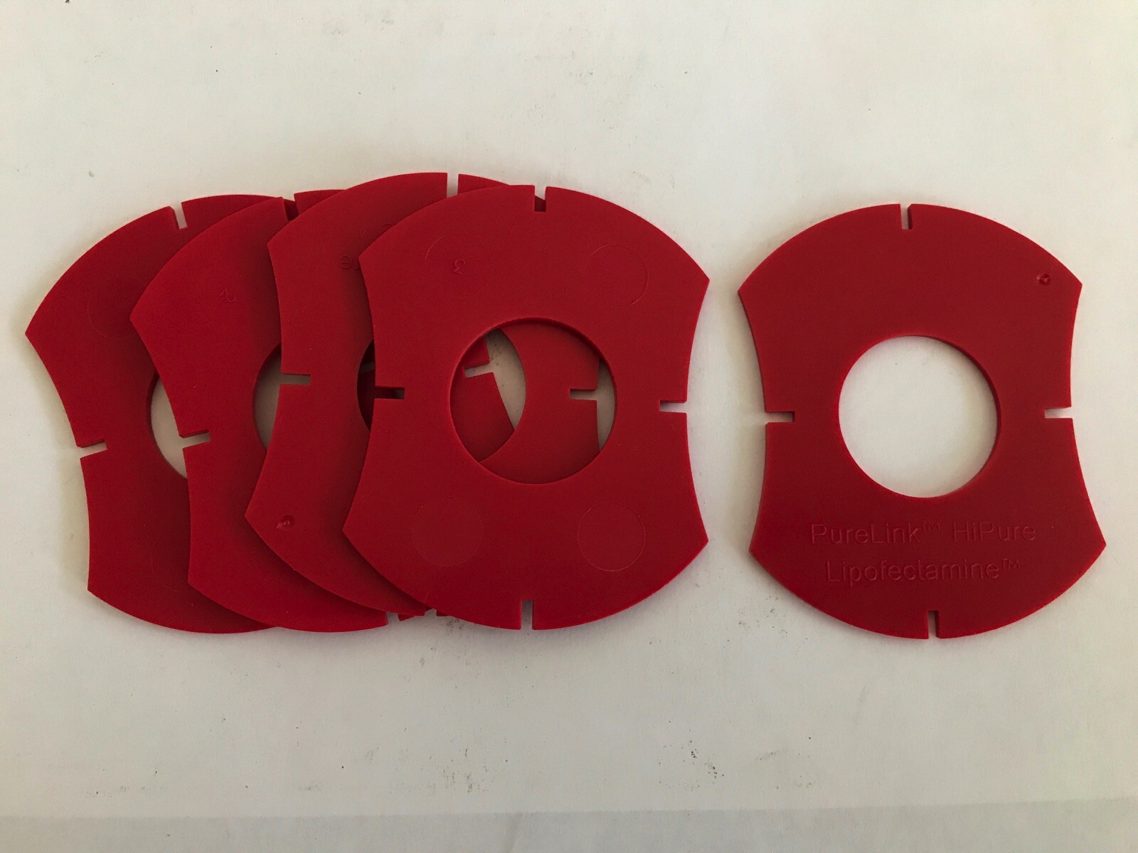 (5/Pack) INVITROGEN THERMO HiPure Maxi Column Holders Red Plastic 8002714