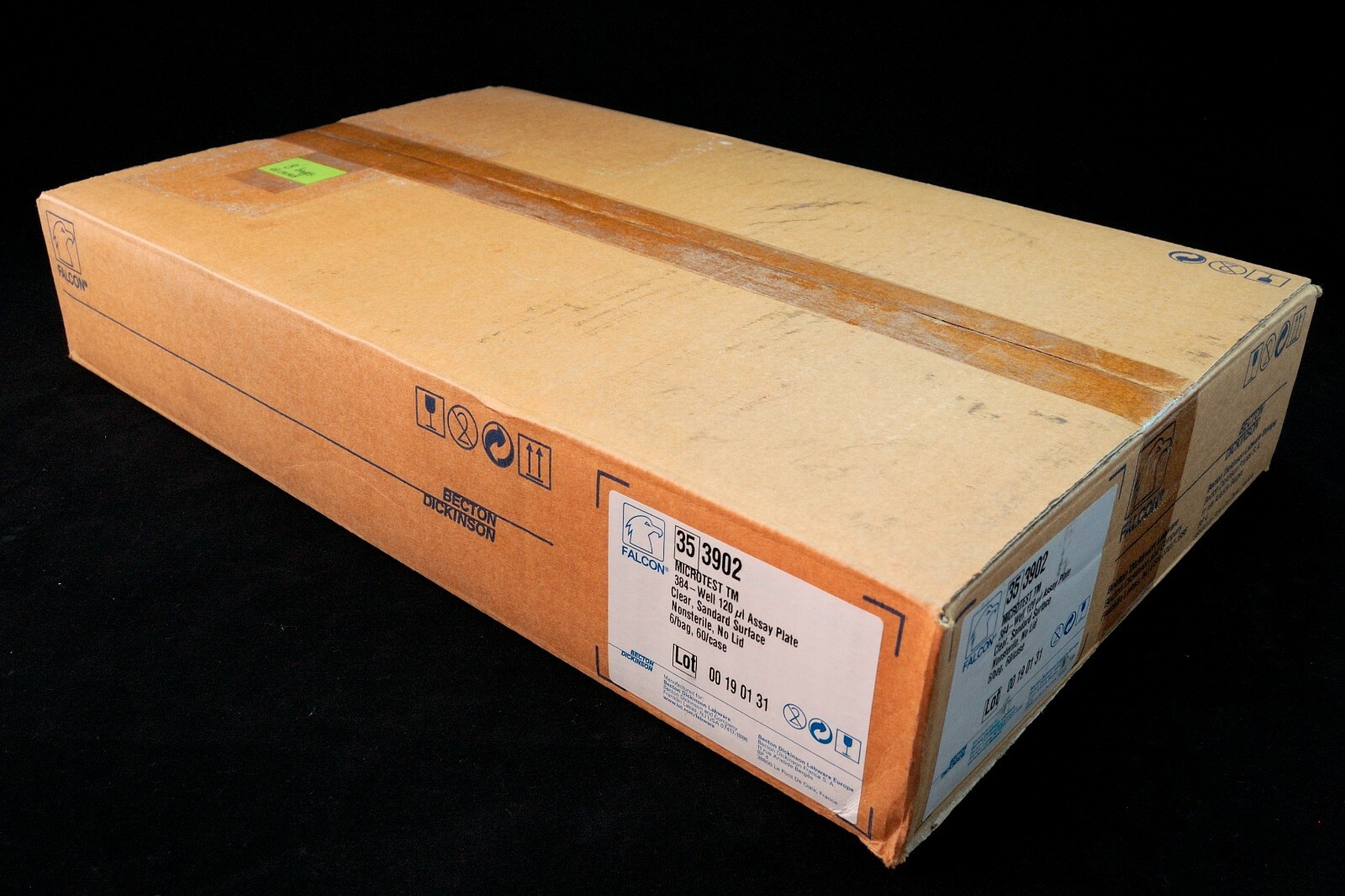 BD Falcon Microtest 384 Well 120µl Assay Plates, Clear, 6/bag, 48/case, #353902