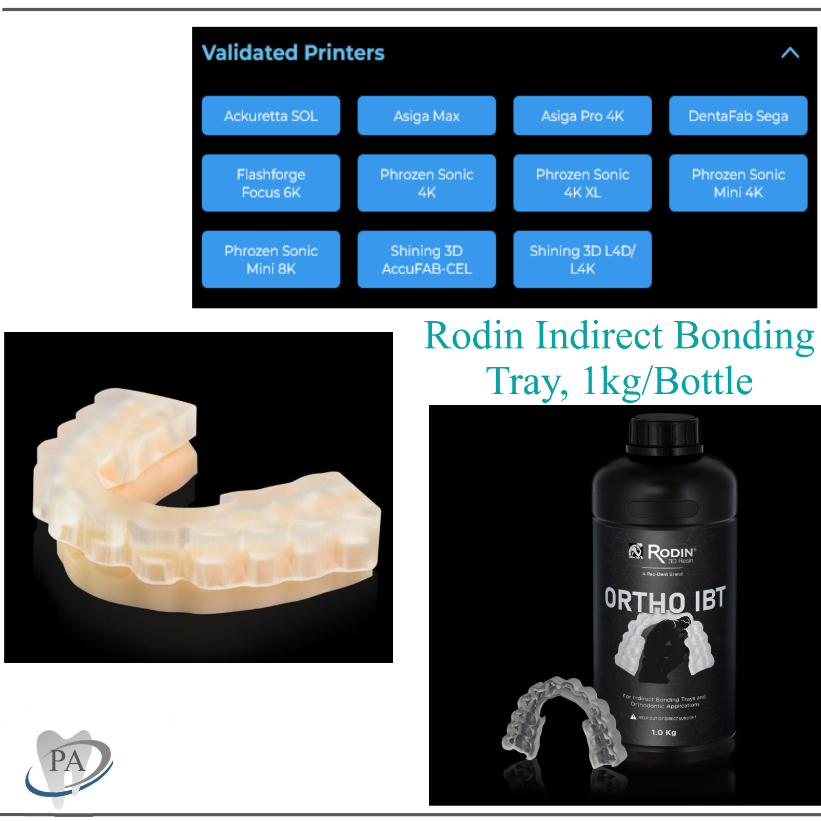 3D Rodin Resin Printing Materials, Denture Base, Clear Bite Splint, Sculpture et