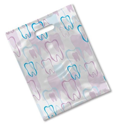 Scatter Print Tote Bags – 1.5 mil Plastic, 8″ x 10″,10-21780TO