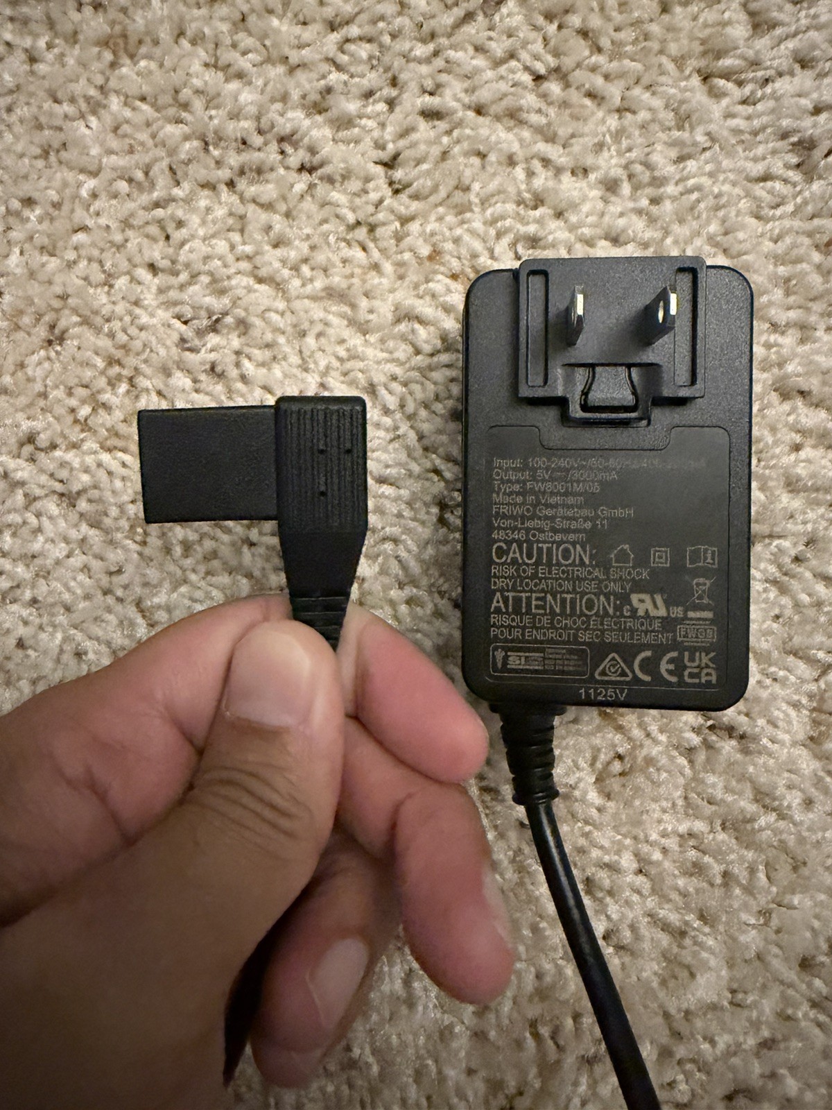 Moog EnteraLite Infinity Enteral Feeding Pump Charger