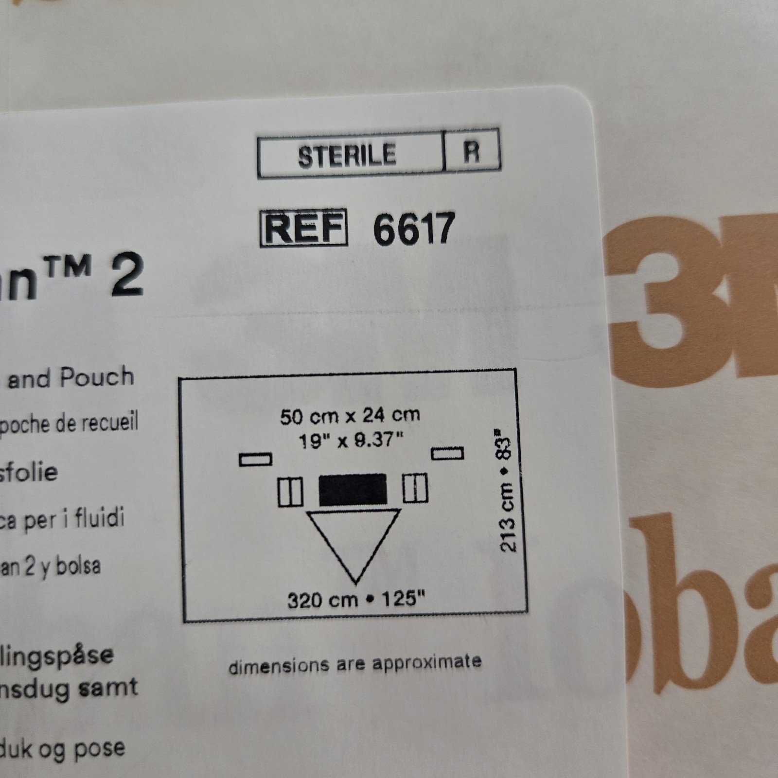 3M Steri-Drape Ioban 2 Incise Film Pouch 6617 Antimicrobial Surgical Drape New