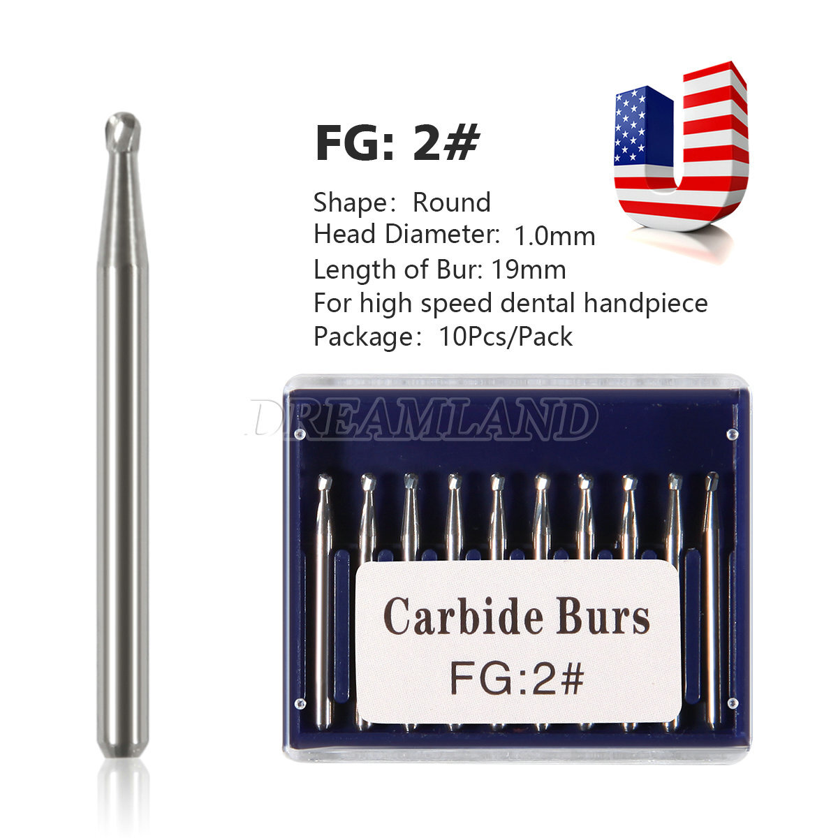 Dental Carbide Burs FG1 FG2 FG3 FG4 FG5 TOP QUALITY