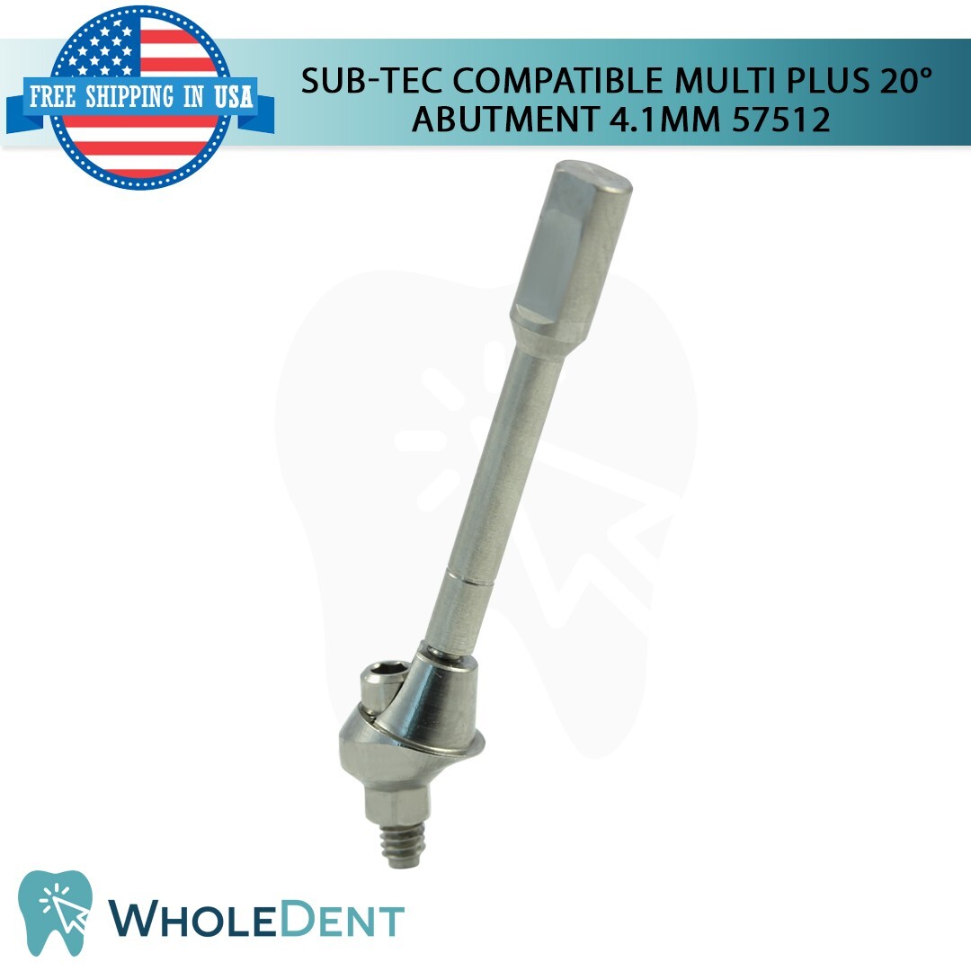 5x Dental Titanium Angulated 20° Multi Unit Prosthetic BEGO® Compatible 57512
