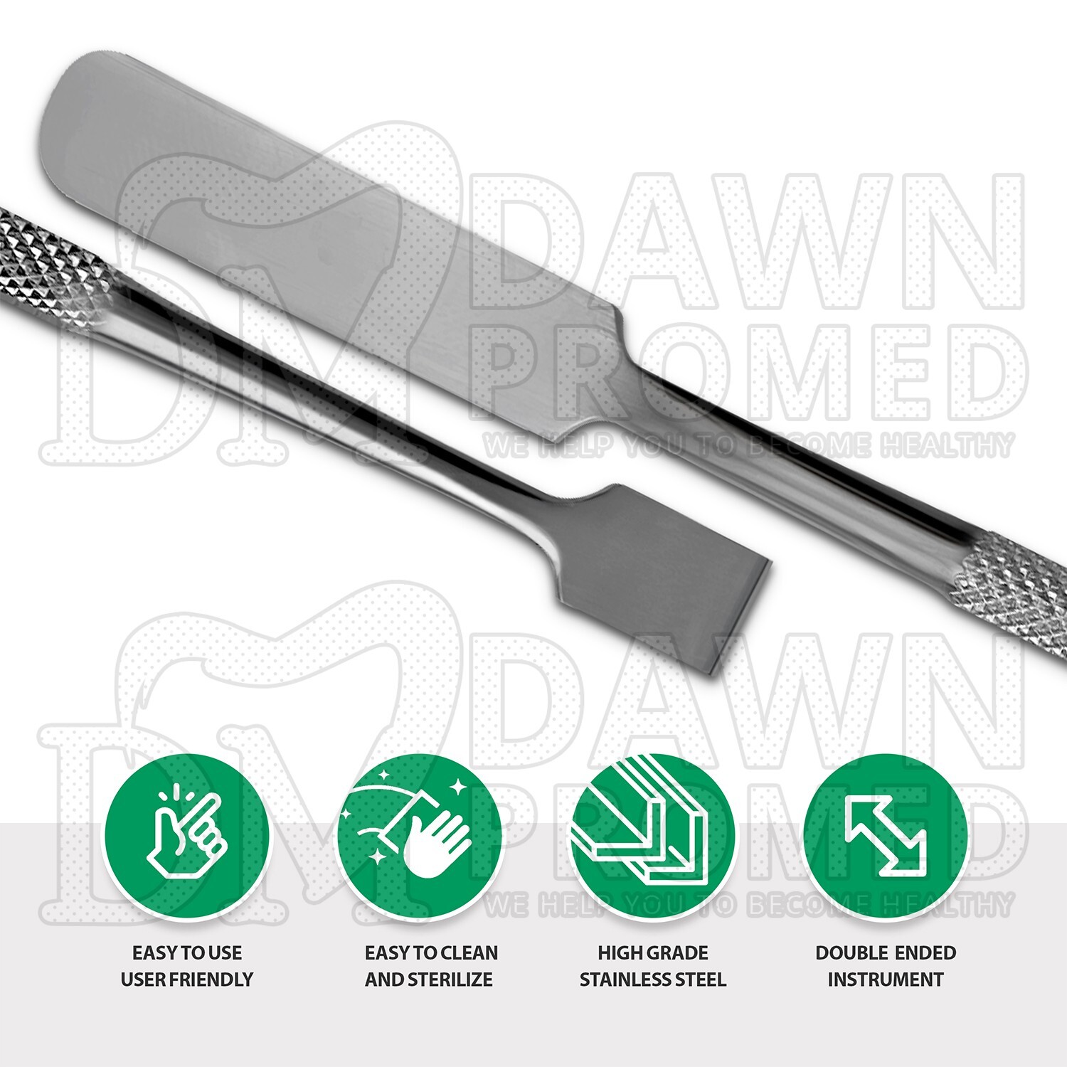 Cement Chisel Spatula 6.75″ Double Ended Restorative Dental Instrument German Gr