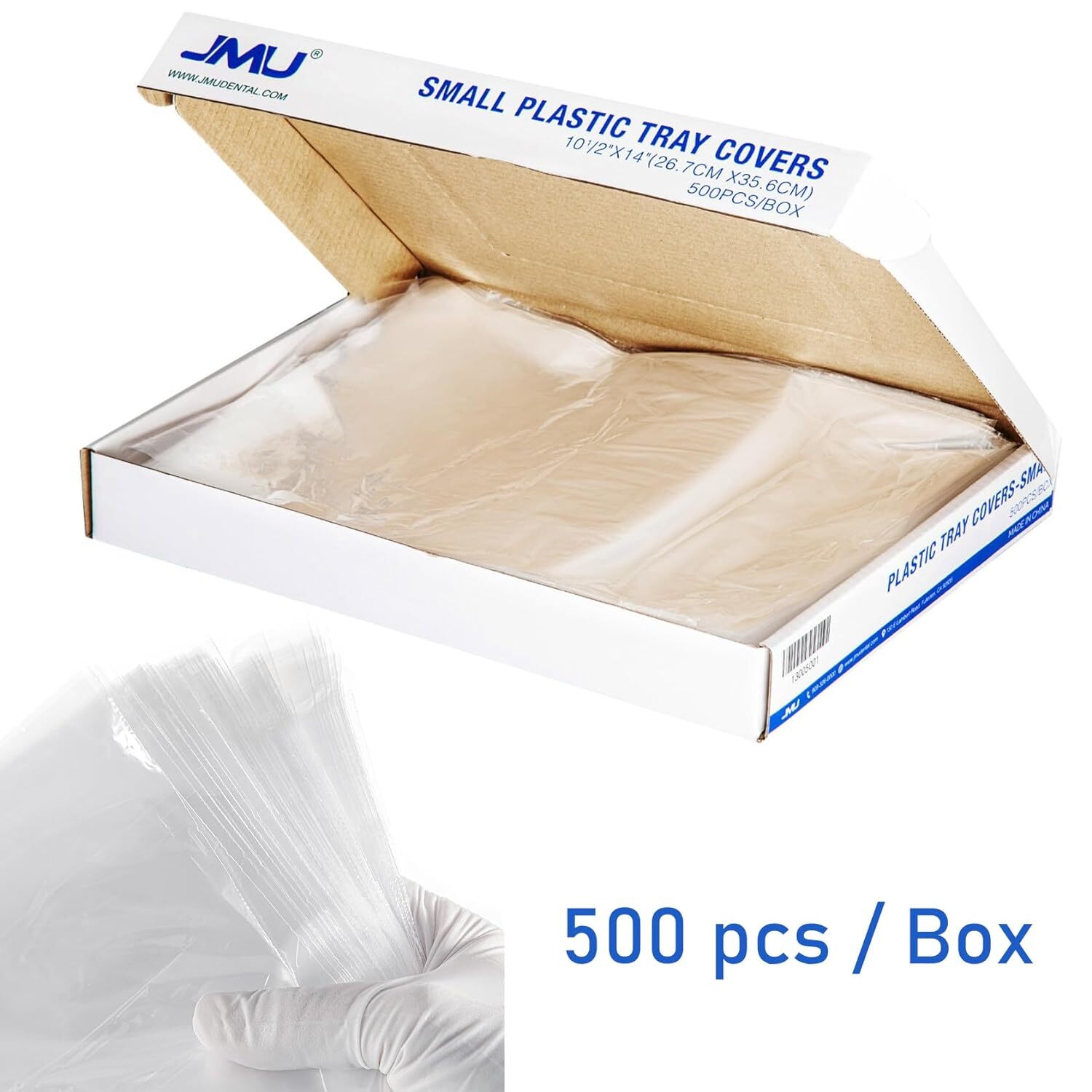 3000pcs JMU Dental Disposable Tray Covers for Size B 10.5″ x 14″ Set Up