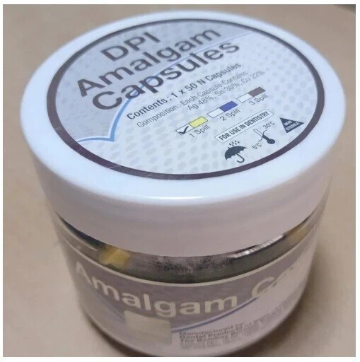 Dental AMALGAM CAPSULES 50 pcs Pack for All Posterior Restorations SPILL 1