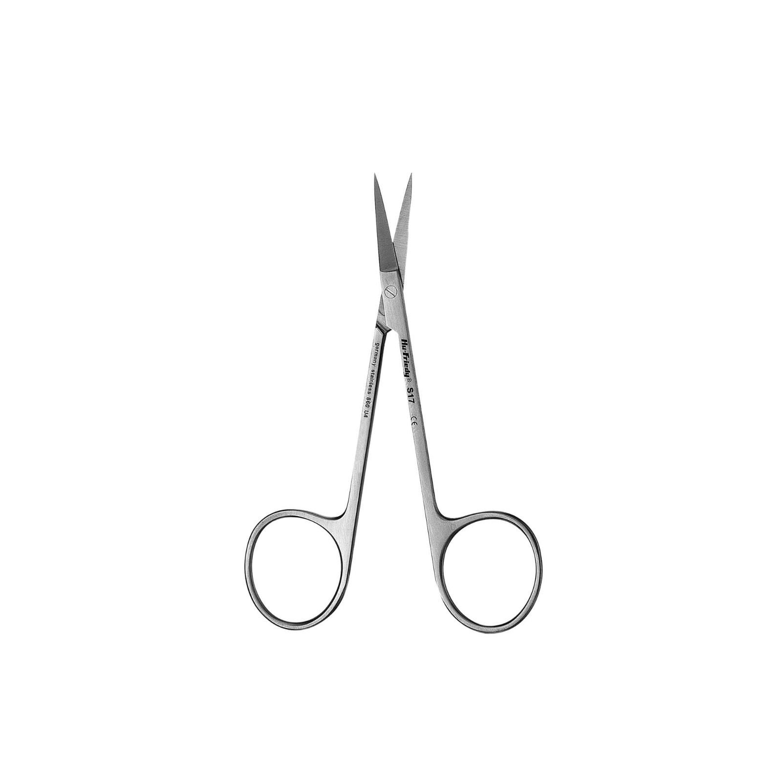Hu-Friedy #17 Iris Streight 4.5″ Surgical Scissor #S17 German Stainless Steel
