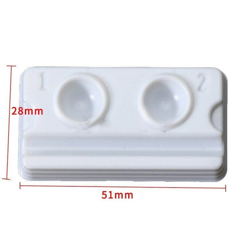 1 Pack Disposable dental mixing wells Bondwell 2 wells 250 pcs/PACK