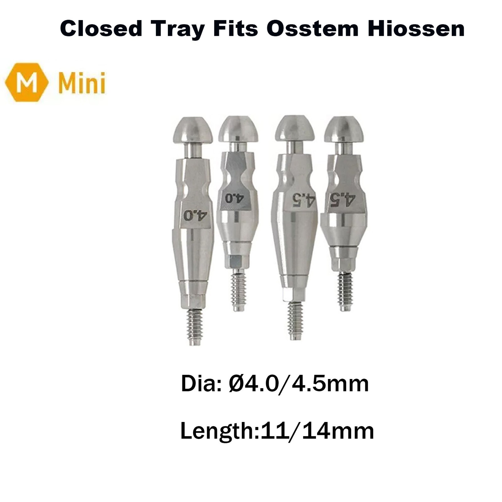 US Dental Transfer lmpression Coping Closed Tray Alloy Fit Hiossen Osstem ET M/R