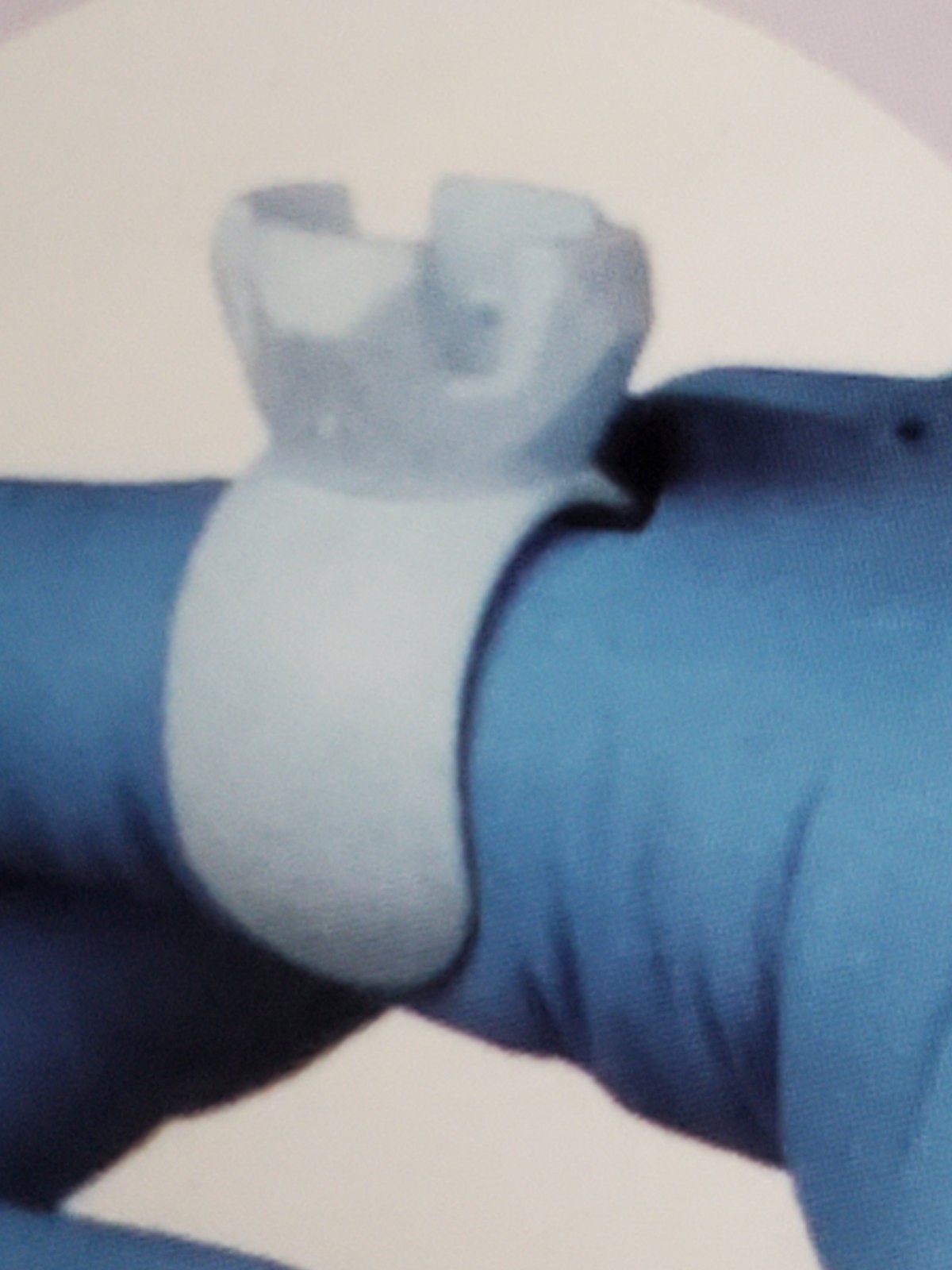 Dental Prophy Paste Cup Plastic Rings Fingerhold Autoclavable 10pcs/Bg BLUE
