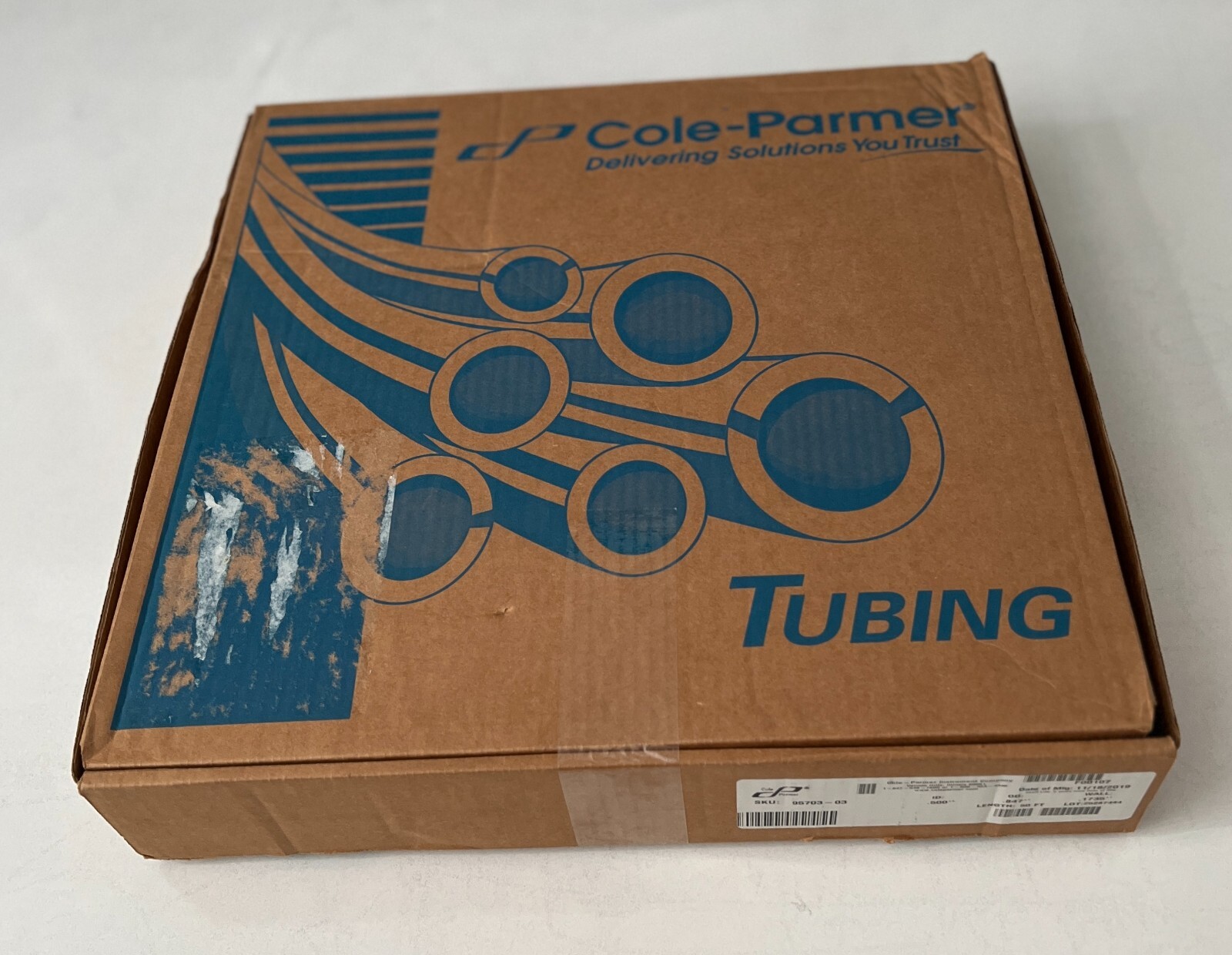 Cole Parmer Silicone Tubing 1/2” ID 50 FT withstands HIGH PRESSURE to 312 psi
