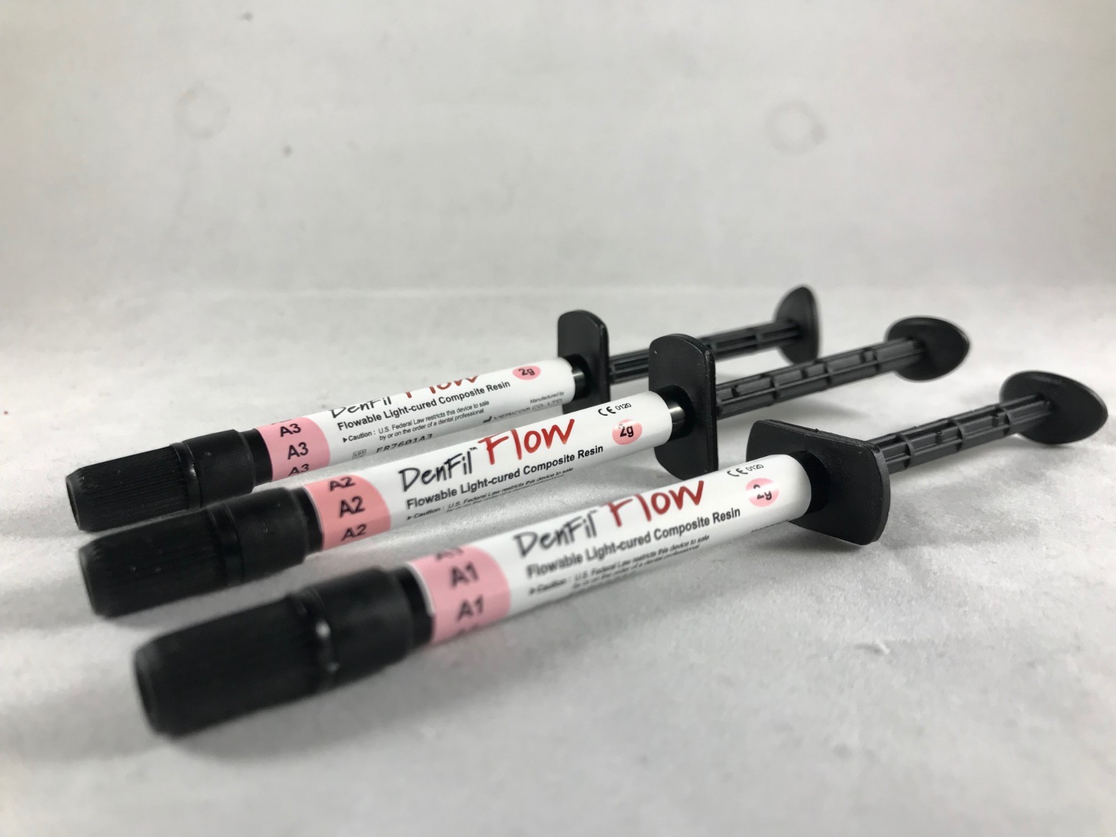 VERICOM DenFil Flow Flowable Composite Syringes 2 GM Syringes A1 FRESHH
