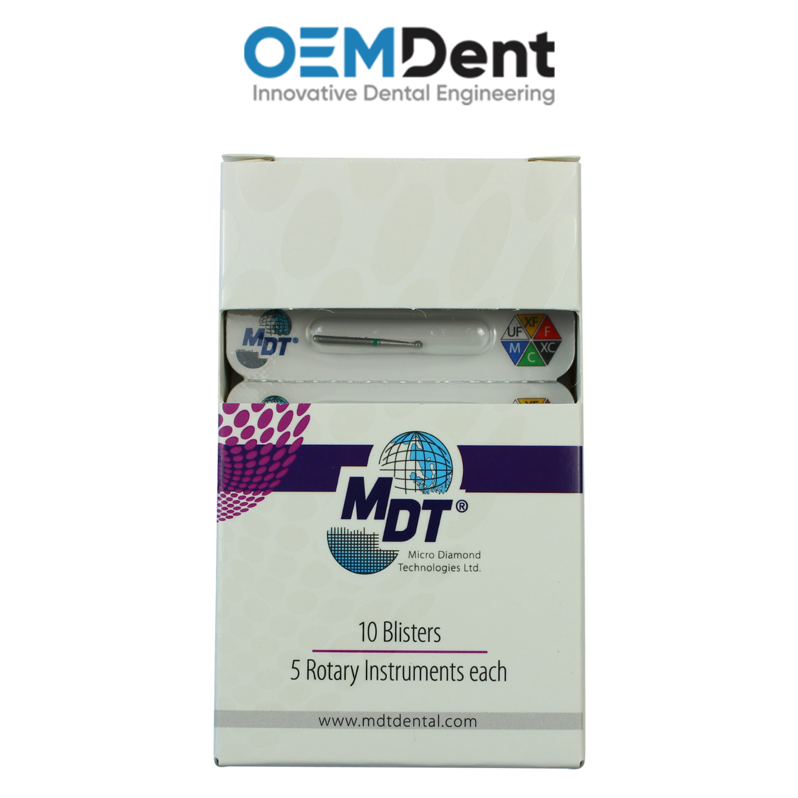 MDT FG Diamond Burs Round 001 Cavity Prep Caries Removal Dental Restorations