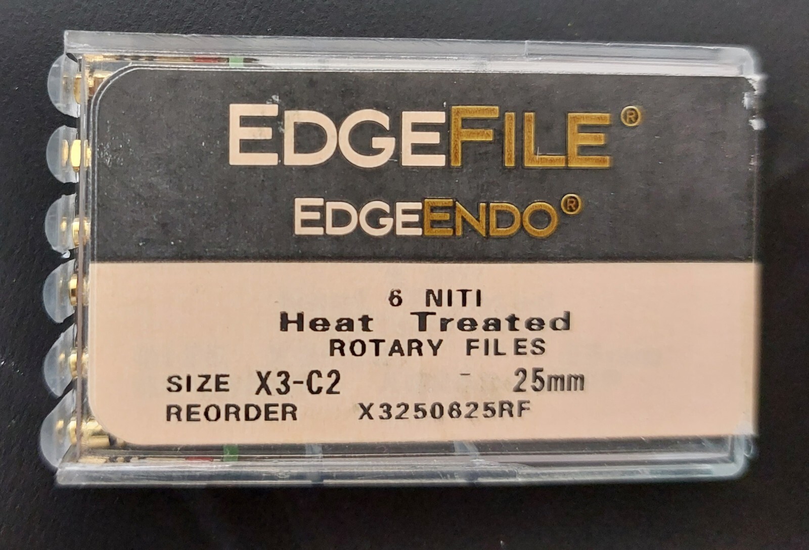 EdgeEndo, EdgeFiles, EdgeTaper Encore, Platinum,  21, 25, 29 mm, Taper 04, 06