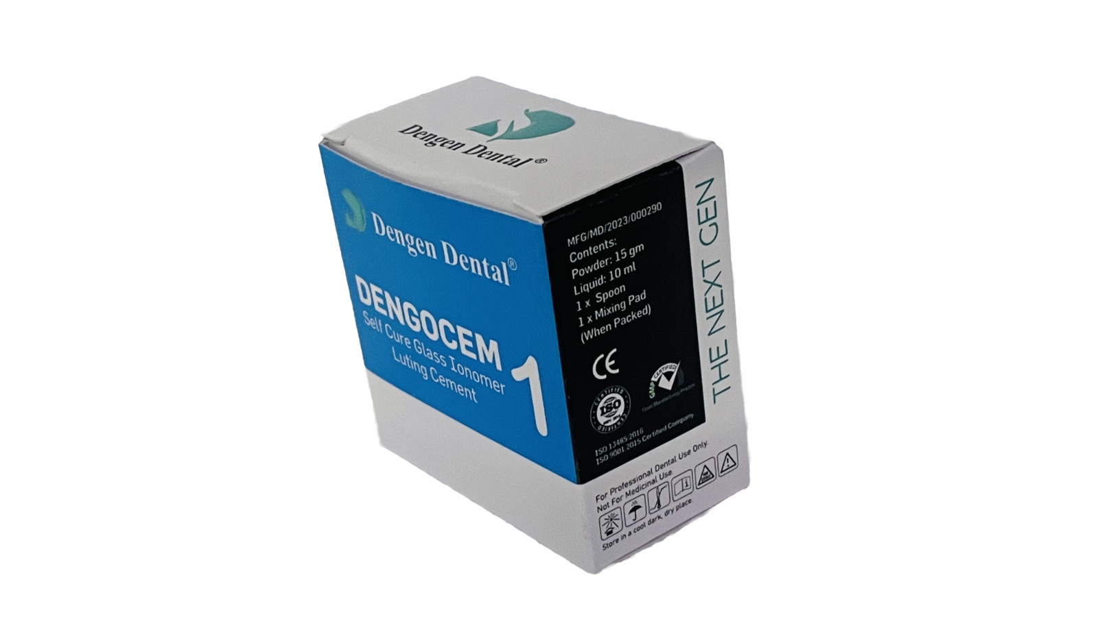 Permanent Dental Cement For Fixing Loose Caps Crown Bridges Luting Kit GIC