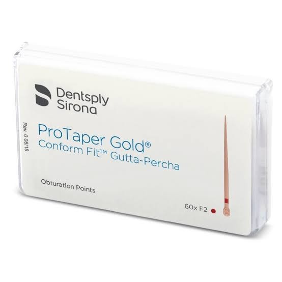 Protaper Gold Conform Fit Gutta-Percha Points by Dentsply (All sizes) (60/pack)