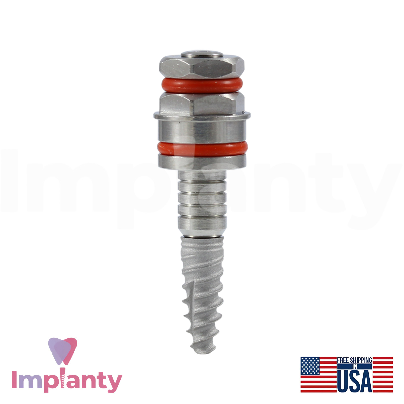20x GDT CNP Spiral Conical Connection Hex Dental Fixture Narrow Platform NP